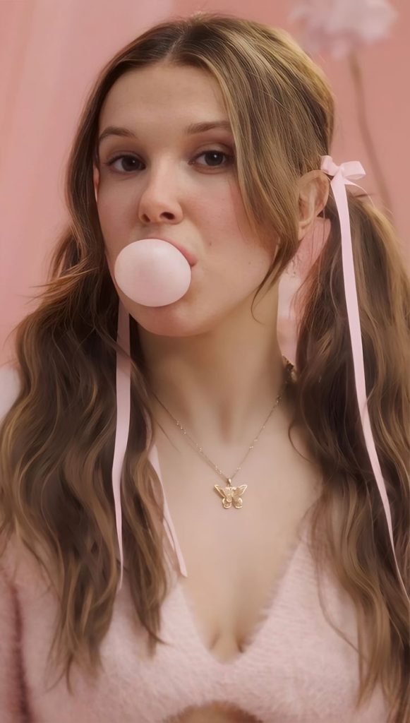 millie bobby brown 4k wallpaper