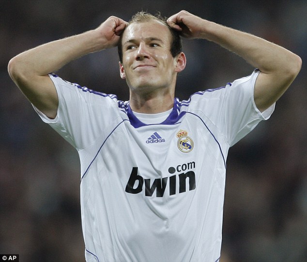 Arjen Robben Real Madrid Arjen Robben Real Madrid
