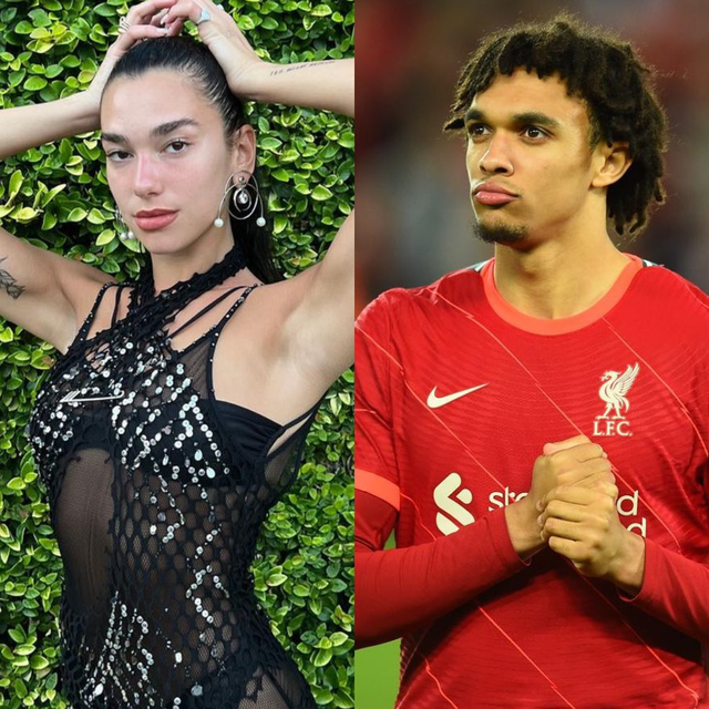 Alexander Arnold ve Dua Lipa Alexander Arnold ve Dua Lipa