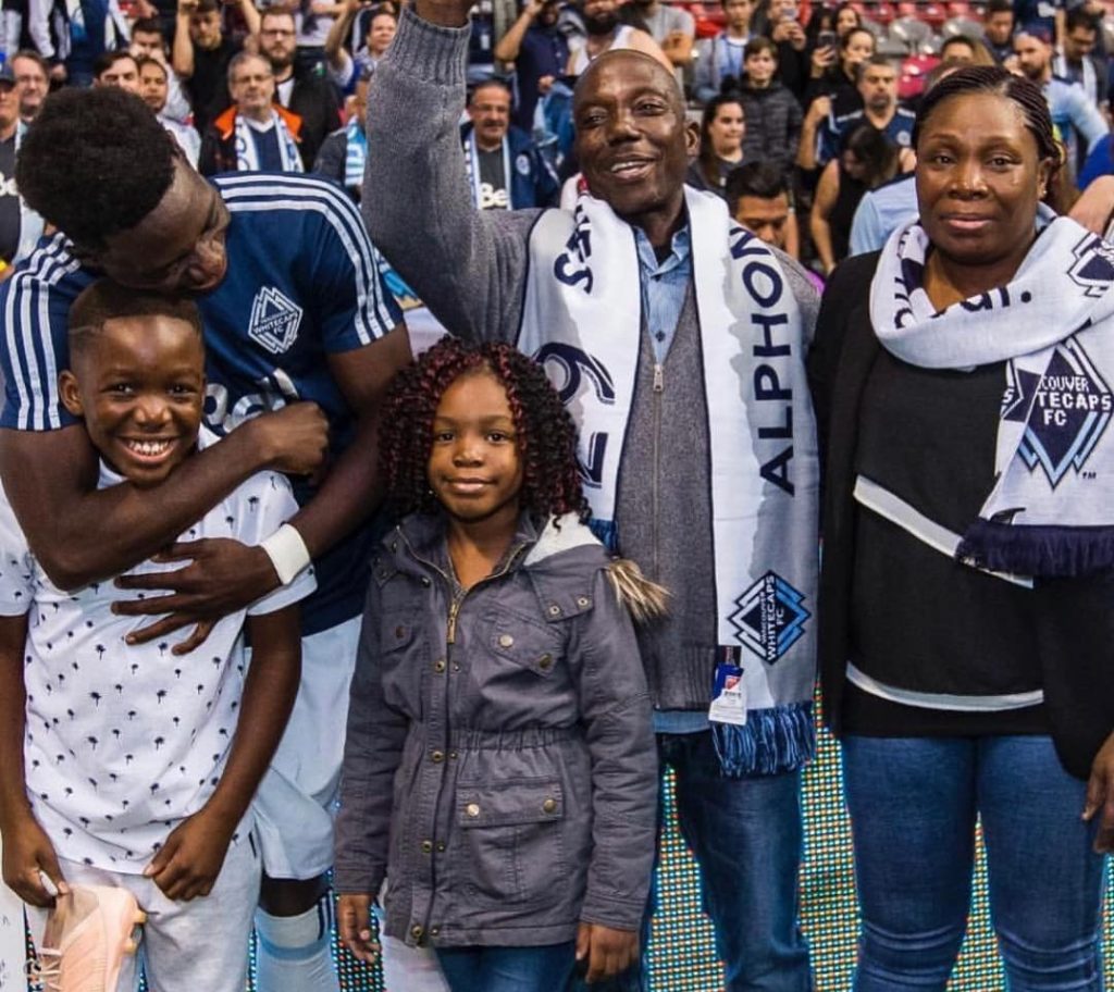 Alphonso Davies Ailesi Alphonso Davies Ailesi