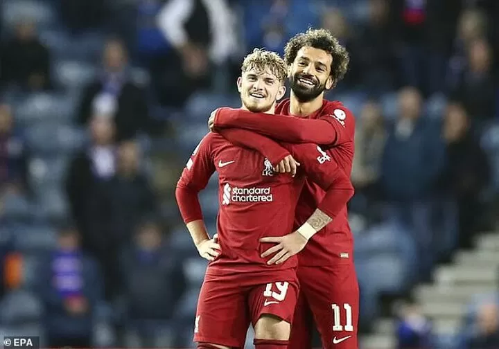 Harvey Elliott Mohamed Salah