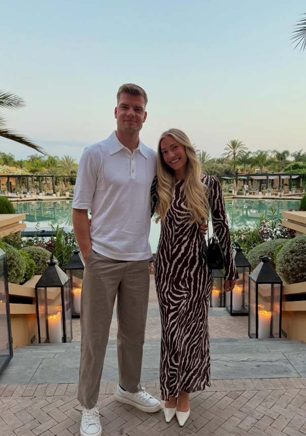 Alexander Sorloth ve Eşi Alexander Sorloth ve Eşi